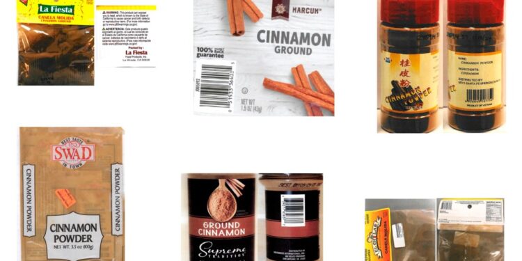 Tainted cinnamon products