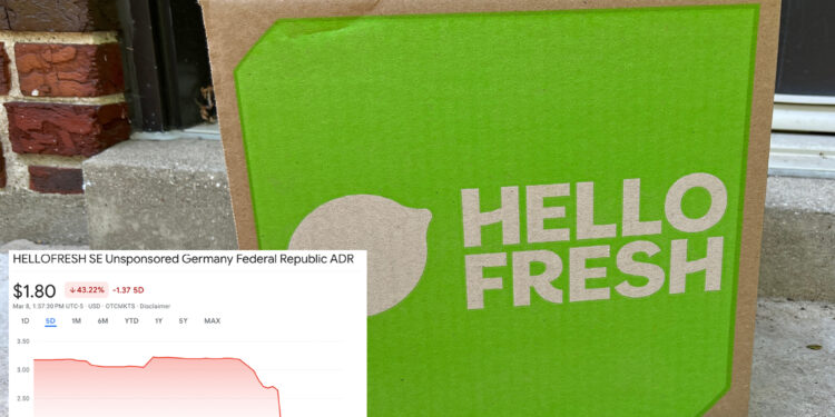 HelloFresh shares plummet 42% after 'disappointing' outlook