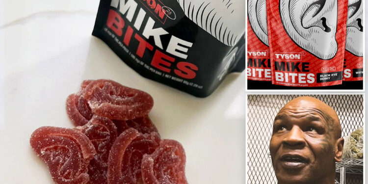 Mike Tyson selling edibles shaped like an ear — and you can get them in NYC