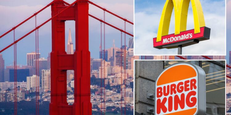 California fast-food prices rose 7% in six months -- highest in US