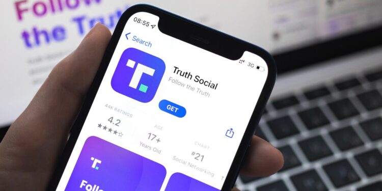 Truth Social app