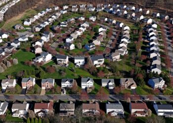 A housing development in Cranberry Township, Pa.