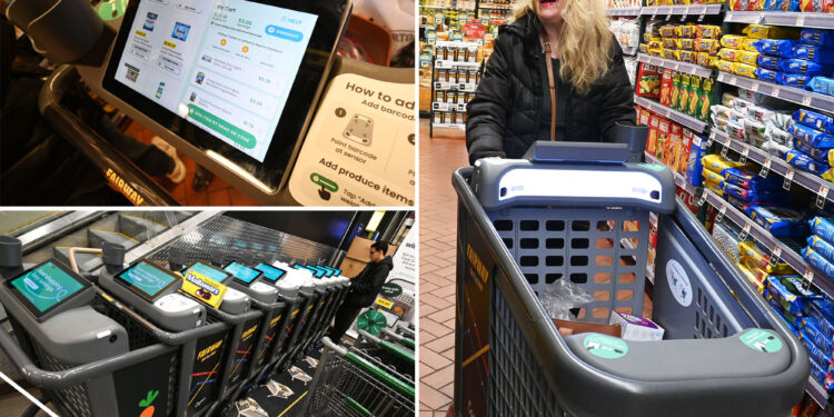Instacart debuts AI-driven 'smart carts' to NYC retailers