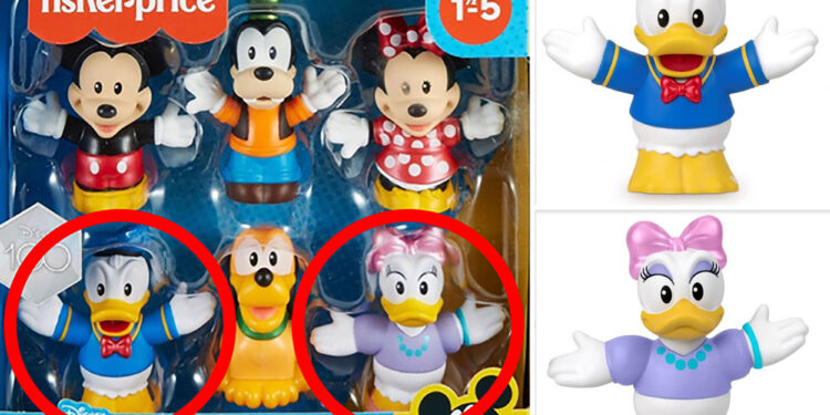 Mattel recalls Donald Duck, Daisy Duck figures over safety fears