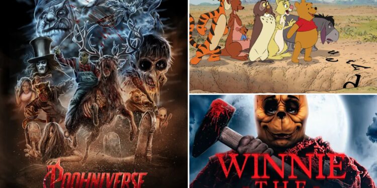 'Poohniverse' horror movie slated for 2025 Disney characters enter public domain