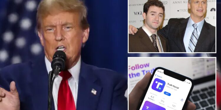 Trump sues Truth Social co-founders, claims they should lose stock