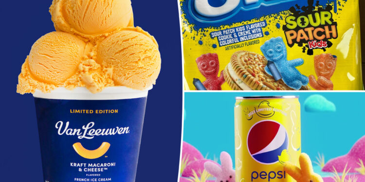 Why so many wacky food mashups have taken over store shelves, from Sour Patch Kids Oreos to Pepsi Maple Syrup