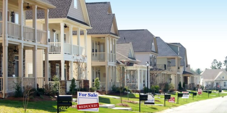 Stock photo of homes for sales