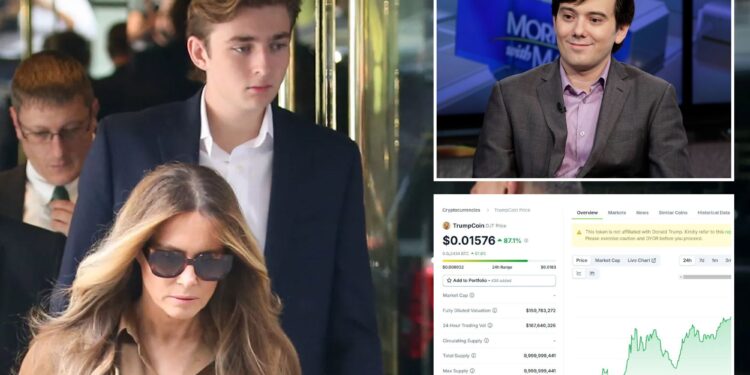 Martin Shkreli claims he and Barron Trump created DJT token