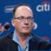 New York Mets owner Steve Cohen introducing David Stearns as the new President of Baseball Operations at a press conference at Citi Field