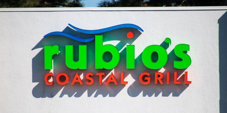 Rubio's Coastal Grill sign