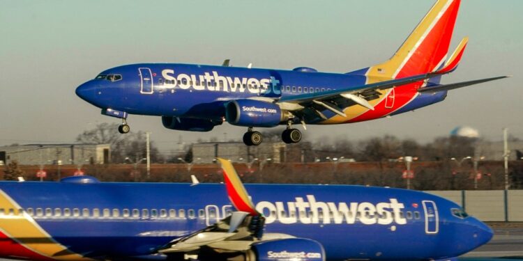 Southwest plane