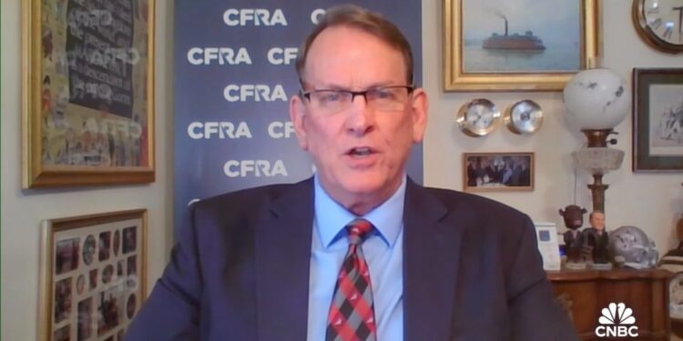 Tech is "the only outperforming sector," CFRA Research's chief investment strategist Sam Stovall warned.