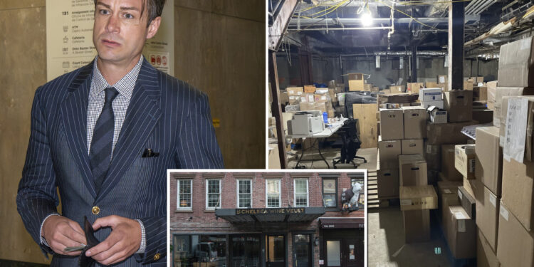Chelsea Wine store owner looks dapper in court appearance for allegedly stealing vintages from own shop