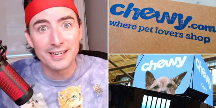 Chewy stock briefly soars after 'Roaring Kitty' discloses 6.6% stake