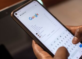 Google site on smartphone