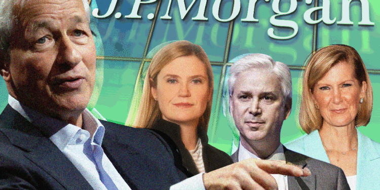 Jamie Dimon,  Marianne Lake, Charlie Scharf and Mary Erdoes