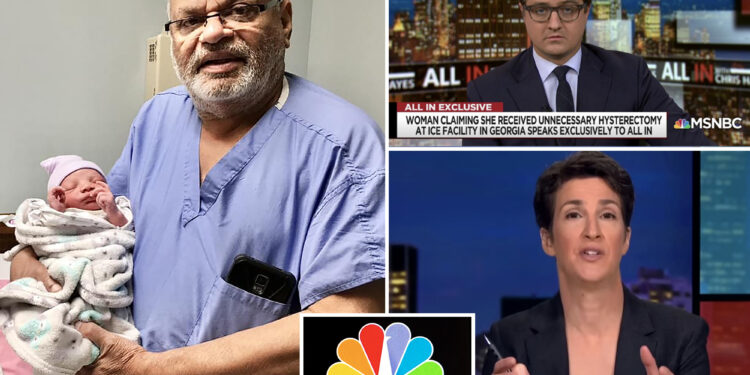 Rachel Maddow, other MSNBC hosts face $30M defamation trial from ICE doctor they called 'uterus collector'
