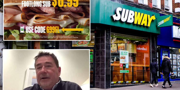 Subway franchisees revolt over $6.99 footlong deal