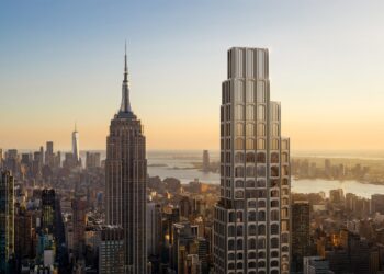 The 1,000-foot-tall skyscraper rising at 520 Fifth Ave. in shadow of Empire State building is slated to open next year.