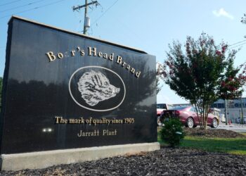 Boar's Head plant sign Jarratt, Va.