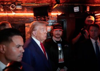 Former President Trump at PubKey