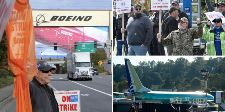 Boeing is expected to report a big Q3 loss, then wait for results of vote by striking workers