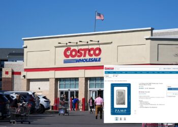 Costco is selling platinum bars, coins for $1K on website