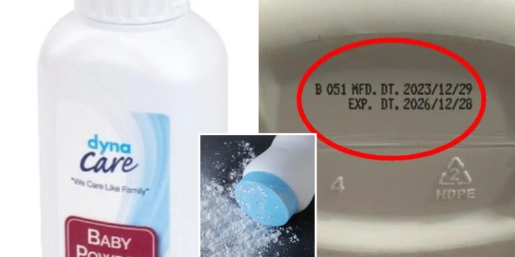 Dynarex Baby powder recall expanded to 42K bottles over asbestos link