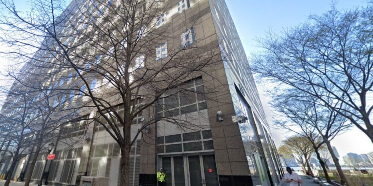 300 Vesey Street building with glass windows, potential location for Janes Street quant trading firm