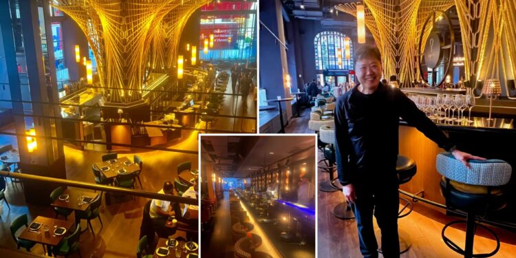 Cavernous NYC restaurant Aqua -- featuring 70-foot sushi bar -- joins booming Flatiron corridor