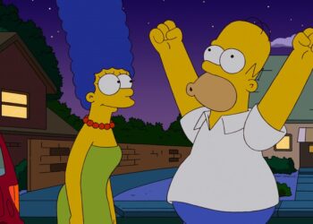 Homer and Marge Simpson