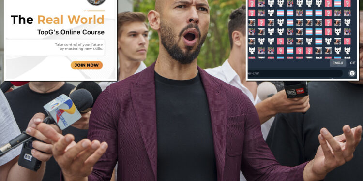 Hackers breach Andrew Tate's online 'university' website, steal user names and chat logs