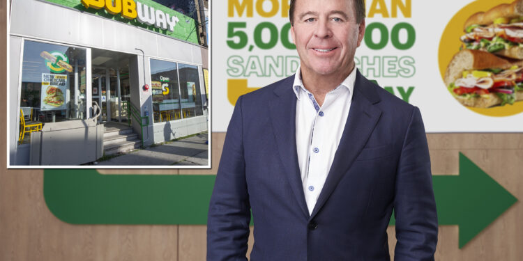Subway CEO John Chidsey to exit chain at the end of the year