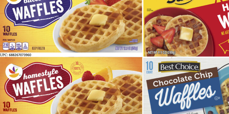 TreeHouse Foods expands recall to frozen waffles, pancake products sold at Walmart, Whole Foods on listeria fears