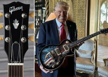 Trump Guitars allegedly ripped off Gibson's Les Paul design