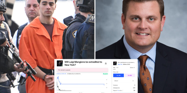 Kalshi shuts down bets Luigi Mangione's fate: report