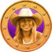 Hawk Tuah token featuring a photo of Haliey Welch.