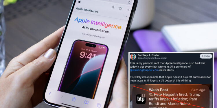 Apple blasted after AI-generated news summary falsely claims Pete Hegseth was 'fired': 'Wildly irresponsible'