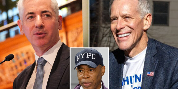 Bill Ackman backs fellow hedge fund billionaire Whitney Tilson for NYC mayor