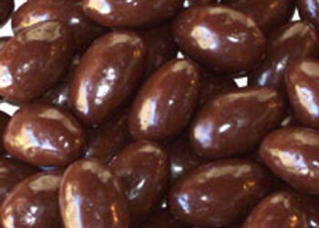 Cal Yee Farm Dark Chocolate Almonds.