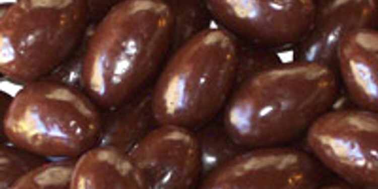 Cal Yee Farm Dark Chocolate Almonds.