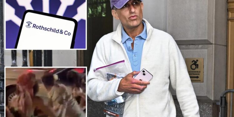Jonathan Kaye, millionaire banker accused of slugging anti-Israel heckler, lands new job at Rothschild