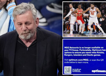 MSG Networks, Altice trade blame over Knicks, Rangers blackout for 1M Optimum subscribers