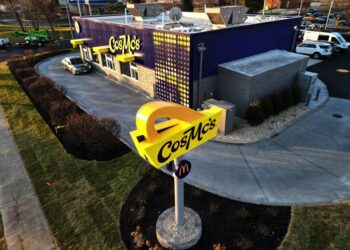 CosMc's location and sign.