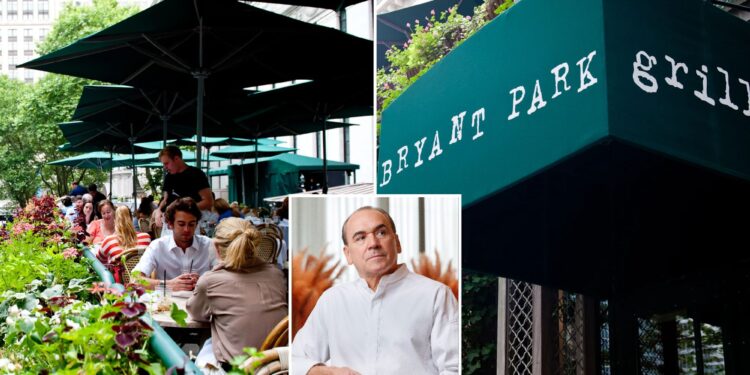 NYC mainstay Bryant Park Grill loses bid to renew lease -- for fancier restaurant from Jean-Georges Vongerichten