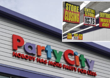 Party City to auction off leases to all US stores