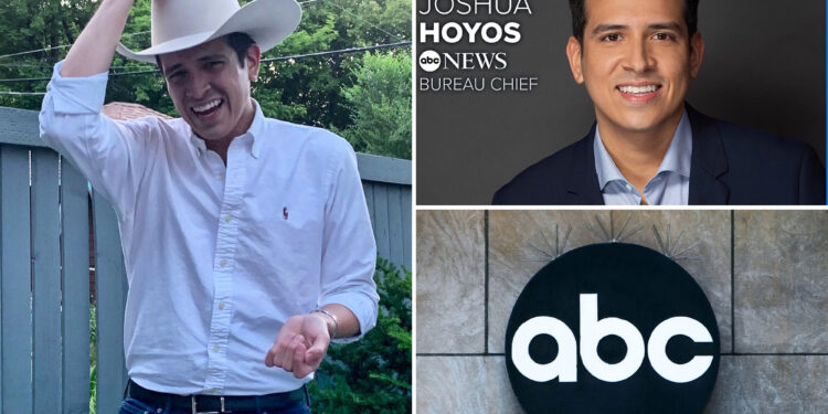 ABC News NY bureau chief Joshua Hoyos exits after HR probe into his behavior: report