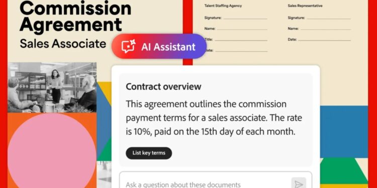 Adobe Acrobat’s AI chatbot can now summarize contract jargon