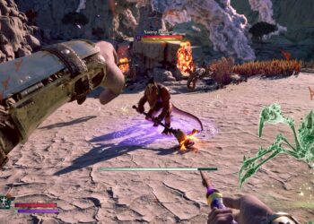 A screenshot from the video game Avowed.